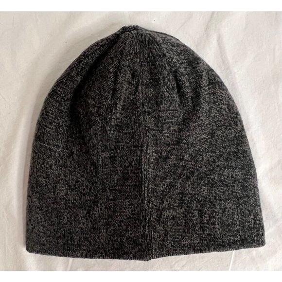 American Eagle Outfitters Ski Cap Men's One Size Gray Orange Logo Reversible - Picture 3 of 7